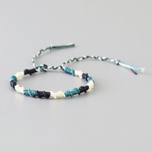 "OCEAN" - Handmade Tibetan lucky bracelet 