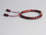 Tibetan sandalwood prayer wheel bracelet