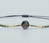 Tibetan Abalone shell "Compassion" bracelet
