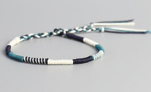 "OCEAN" - Handmade Tibetan lucky bracelet 