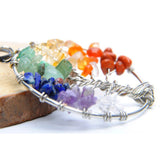 "Tree of Life" crystal stone necklace and pendant