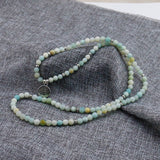 Amazonite mala with 108 beads