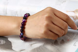 Purple Agate Chakra Healing Bracelet