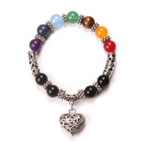 7 chakra heart energizing bracelet