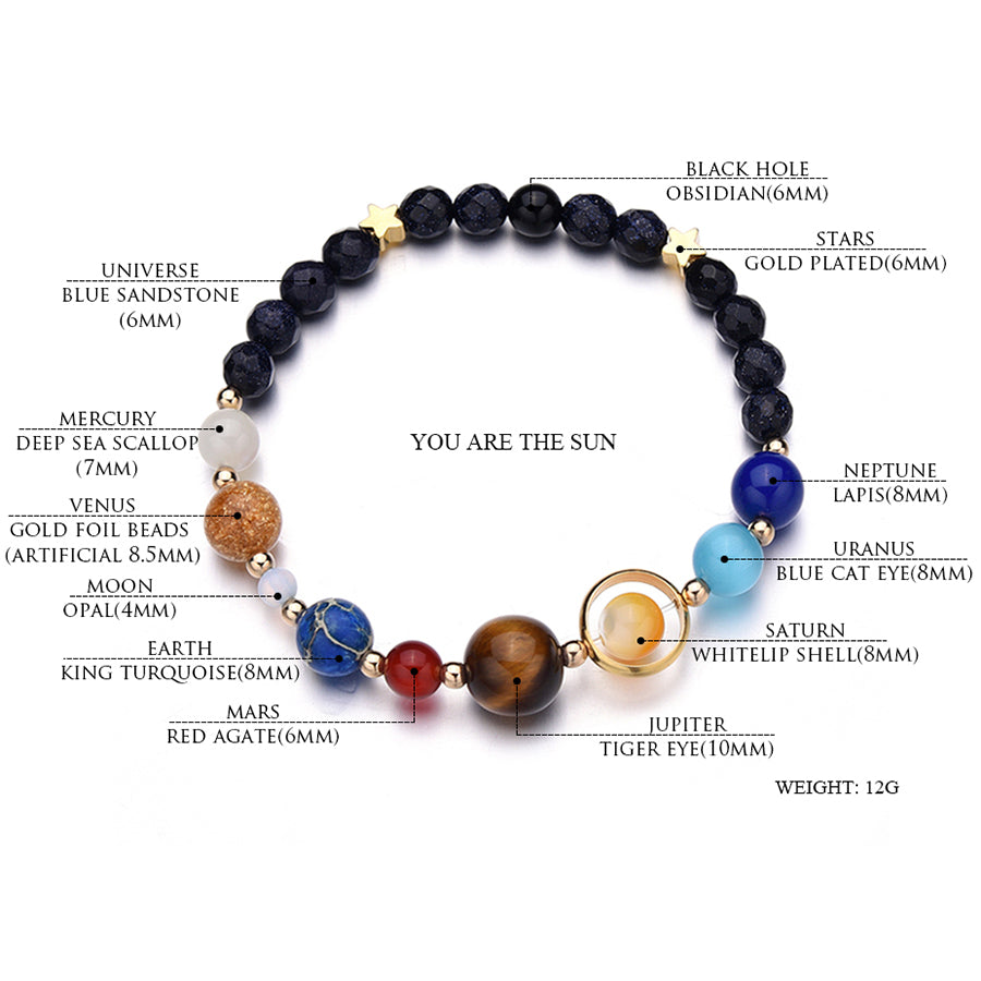 Buy solar system elements bracelet