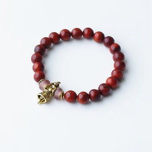 Tibetan red sandalwood bracelet