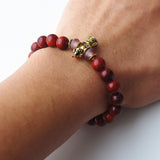 Armband aus tibetanischem rotem Sandelholz