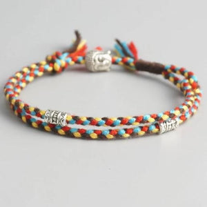 Tibetan Buddhist hand-woven lucky bracelet