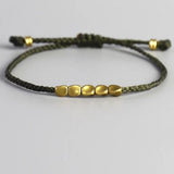 Copper bead Tibetan lucky bracelet