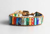 Jasper - exploding colors - chakra positivity bracelet